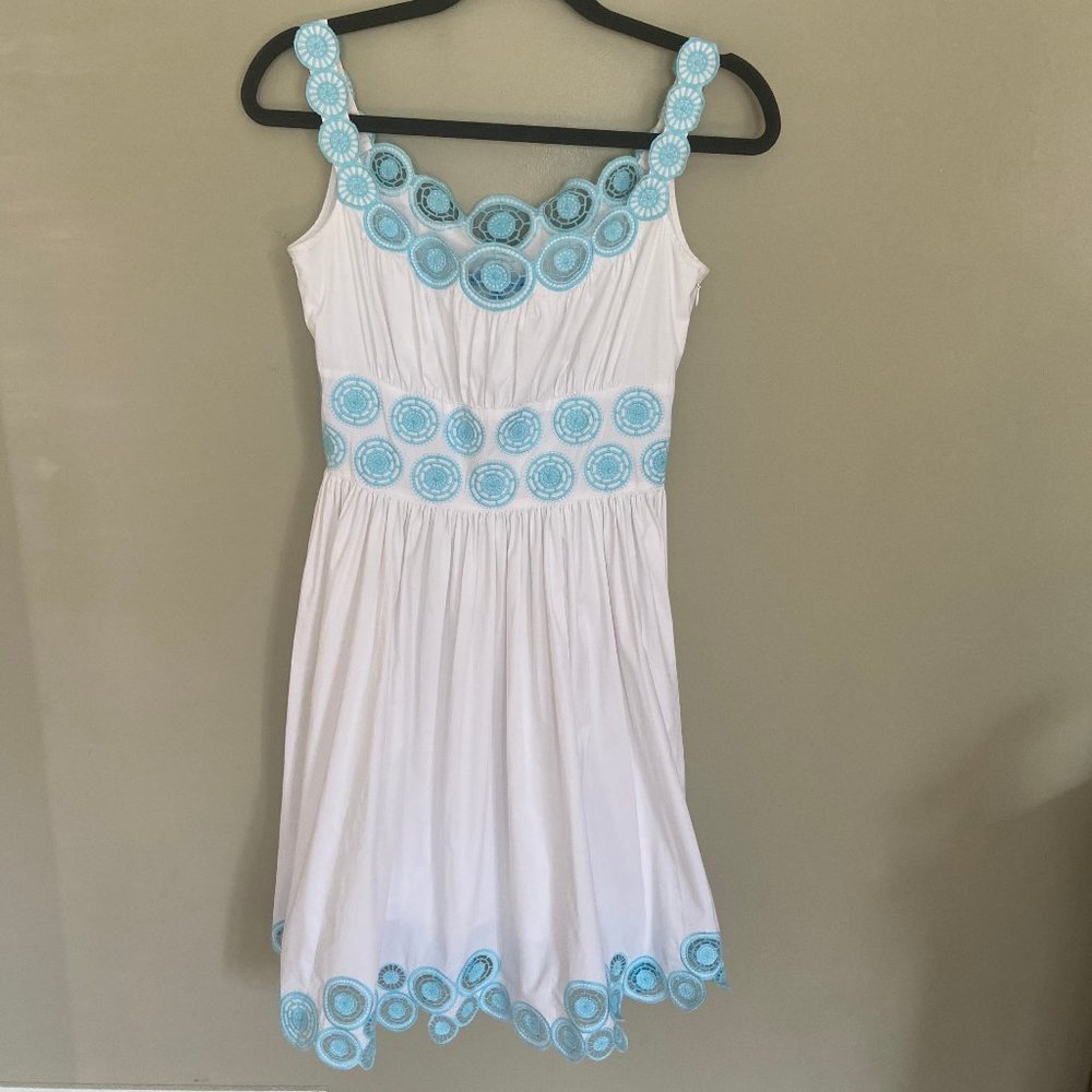 Antonio Melani Sundress with Embroidered Accents